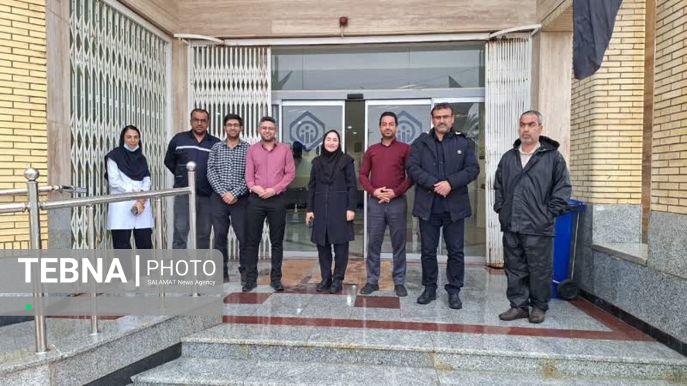 حضور فرماندار و شهردار لامرد در میدان مدیریت بارندگیها