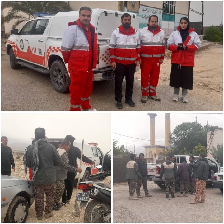 ارسال اقلام غذایی به روستاهای غرب علامرودشت و عشایر پس از بارندگی