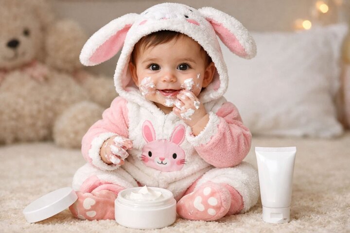 عوارض خوردن کرم مرطوب‌ کننده دست و صورت توسط کودک