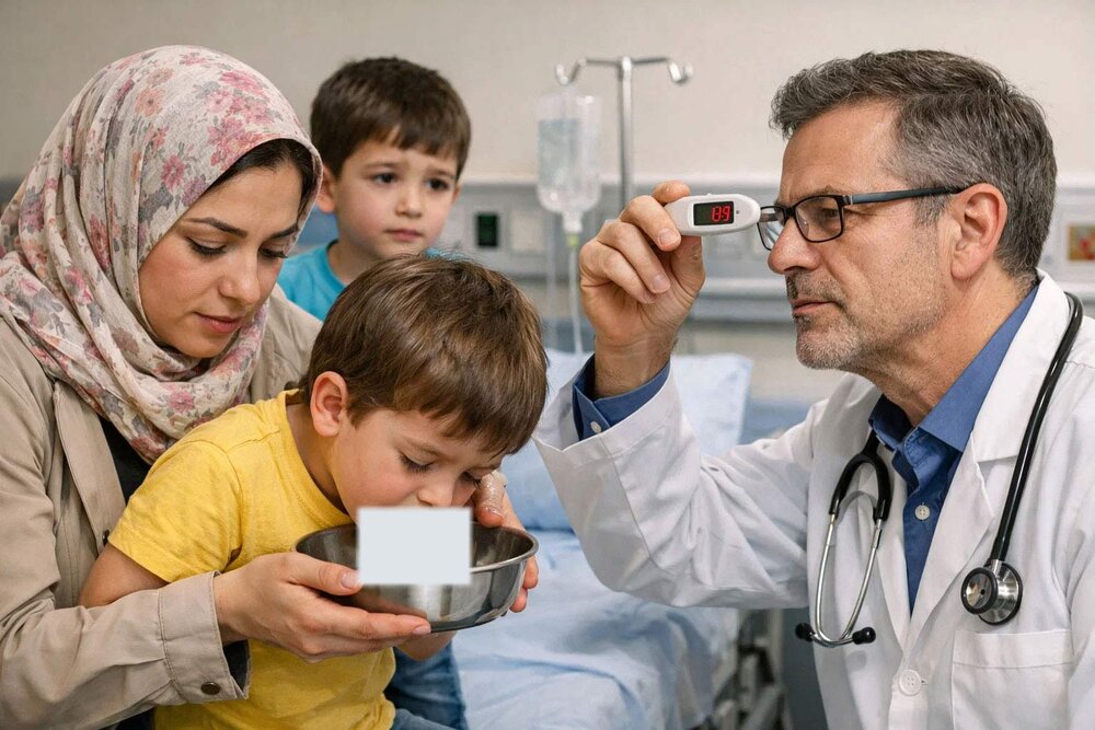 علائم مسمومیت پس از خوردن کرم در کودکان