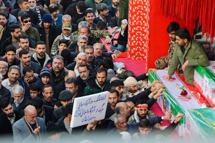 وداع با قهرمانان؛ تشییع شهدای امنیت در پایتخت