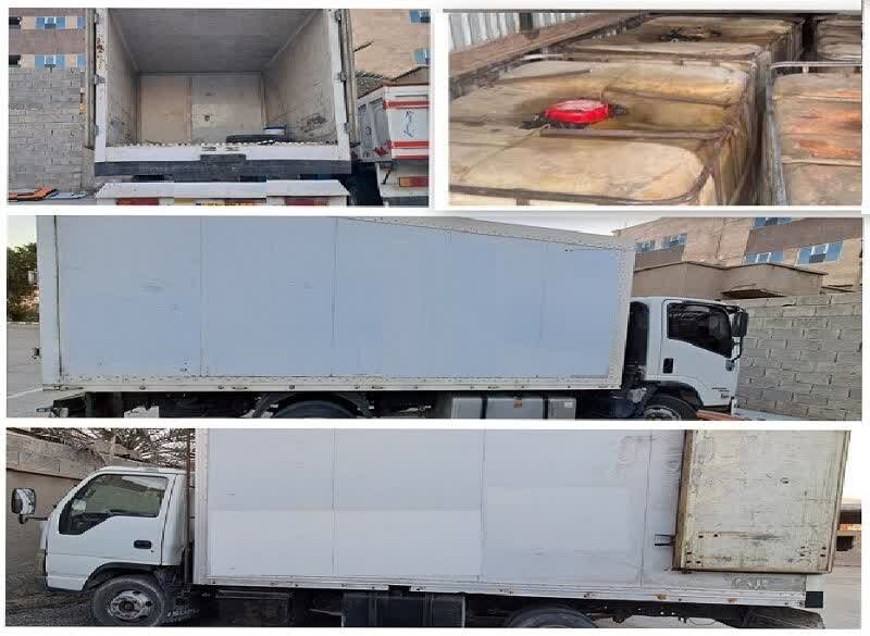 کشف سوخت های فاقد مجوز از خودروهای ایسوزو