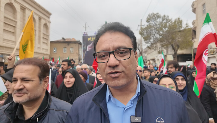 راهپیمایی با شکوه  روز قدس در کرمانشاه امسال هم‌زمان با سالروز تأسیس بنیاد شهید برگزار شد