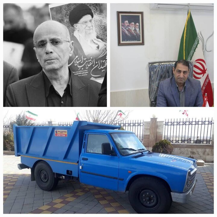 اهدای یک دستگاه نیسان به شهرداری اسیر