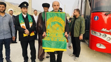 گزارش تصویری / حضور خادمین  امام رضا در شهرستان مهر فارس-عکاس زینب مزارعی