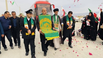 گزارش تصویری / حضور خادمین  امام رضا در شهرستان مهر فارس-عکاس زینب مزارعی