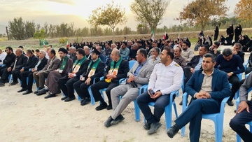 گزارش تصویری / حضور خادمین  امام رضا در شهرستان مهر فارس-عکاس زینب مزارعی