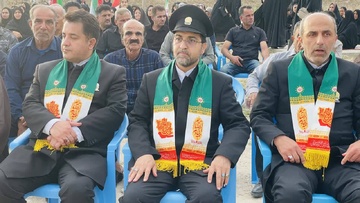 گزارش تصویری / حضور خادمین  امام رضا در شهرستان مهر فارس-عکاس زینب مزارعی