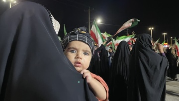 گزارش تصویری میدان داری همزمان با شهادت امام جواد(ع) در شهر مهر فارس / عکاس زینب مزارعی