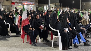 گزارش تصویری میدان داری همزمان با شهادت امام جواد(ع) در شهر مهر فارس / عکاس زینب مزارعی