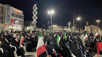 گزارش تصویری میدان داری همزمان با شهادت امام جواد(ع) در شهر مهر فارس / عکاس زینب مزارعی