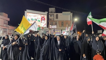 گزارش تصویری میدان داری همزمان با شهادت امام جواد(ع) در شهر مهر فارس / عکاس زینب مزارعی