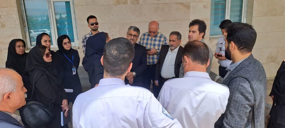 بازدید جانشین پدافند غیرعامل وزارت بهداشت از زیرساخت‌های مدیریت حوادث در کرمانشاه