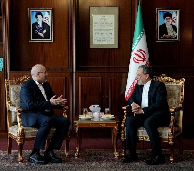 عراقچی انتخاب دوباره قالیباف به ریاست مجلس را تبریک گفت