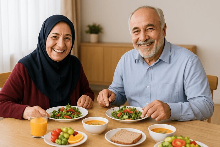 اصول طلایی تغذیه سالمندان در تابستان
