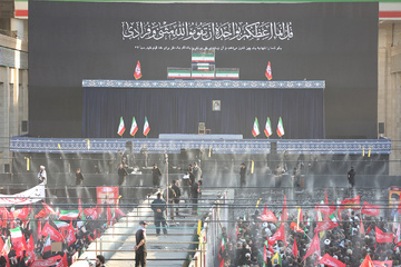 مراسم وداع با پیکر رهبرشهید انقلاب