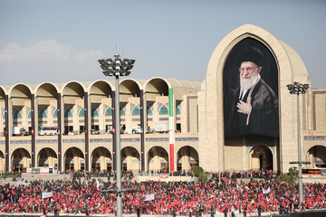 مراسم وداع با پیکر رهبرشهید انقلاب