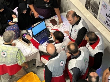 ️ بازدید دبیرکل هلال‌احمر از روند ارائه خدمات درمانی به زائران اربعین در نجف اشرف