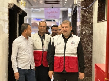 ️ بازدید دبیرکل هلال‌احمر از روند ارائه خدمات درمانی به زائران اربعین در نجف اشرف