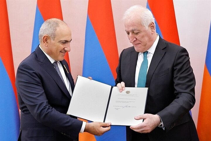 پاشینیان بار دیگر بر کرسی نخست‌وزیری ارمنستان تکیه زد