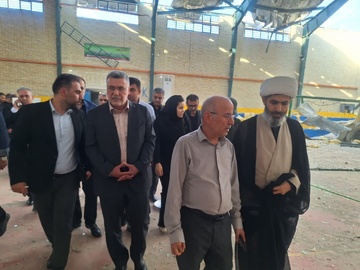 گزارش تصویری / سفر وزیر بهداشت و درمان به لامِرد فارس