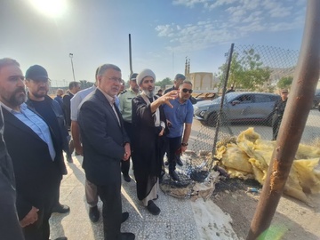 گزارش تصویری / سفر وزیر بهداشت و درمان به لامِرد فارس