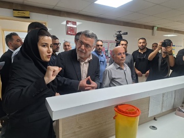 گزارش تصویری / سفر وزیر بهداشت و درمان به لامِرد فارس