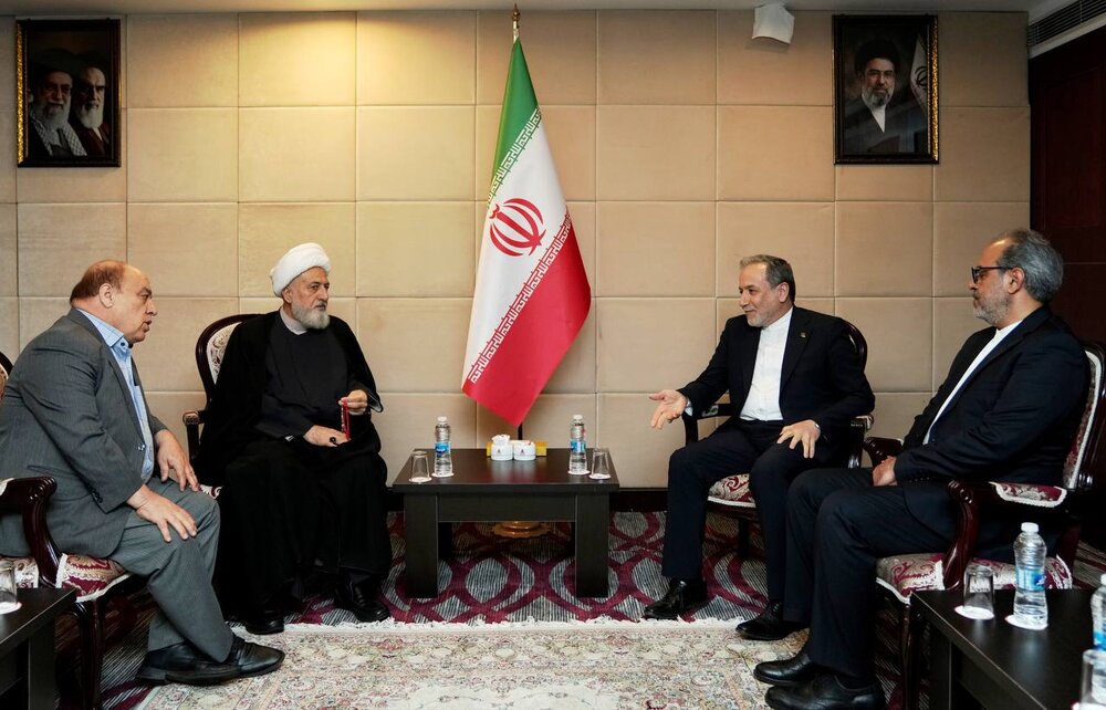 دیدار نایب رئیس مجلس اعلای اسلامی شیعیان لبنان با وزیر امور خارجه