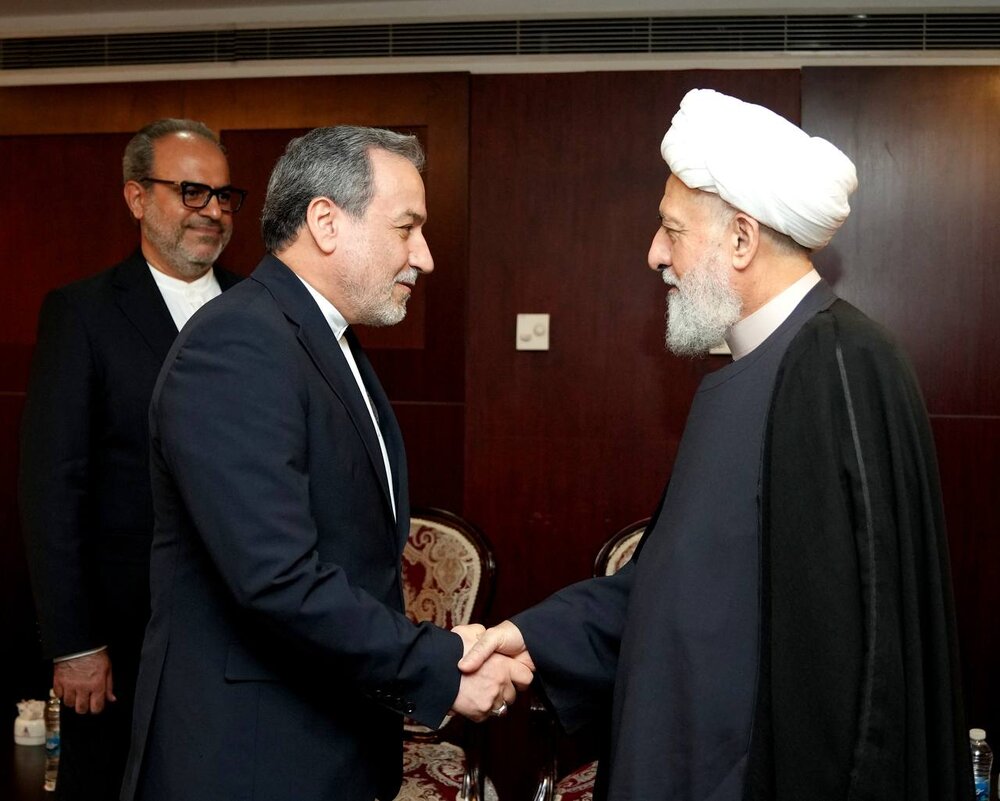 دیدار نایب رئیس مجلس اعلای اسلامی شیعیان لبنان با وزیر امور خارجه