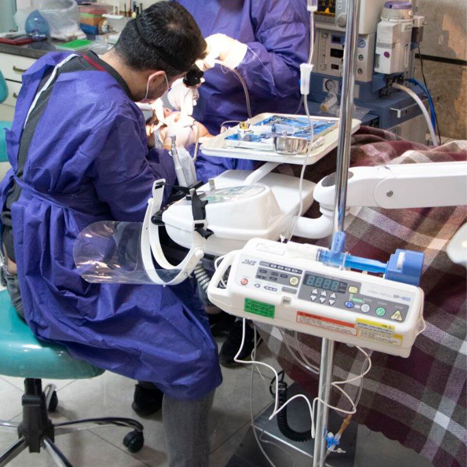 دندانپزشکی با بیهوشی برای کودکان، بزرگسالان، معلولین جسمی-ذهنی