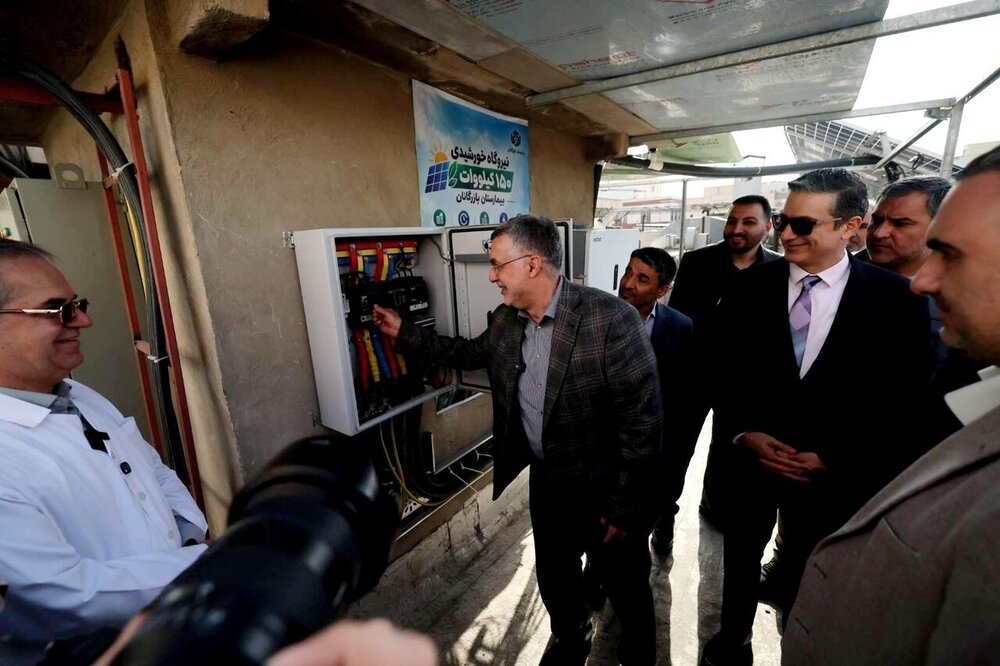 کلینیک‌های تخصصی و نیروگاه خورشیدی بیمارستان بازرگانان افتتاح شد