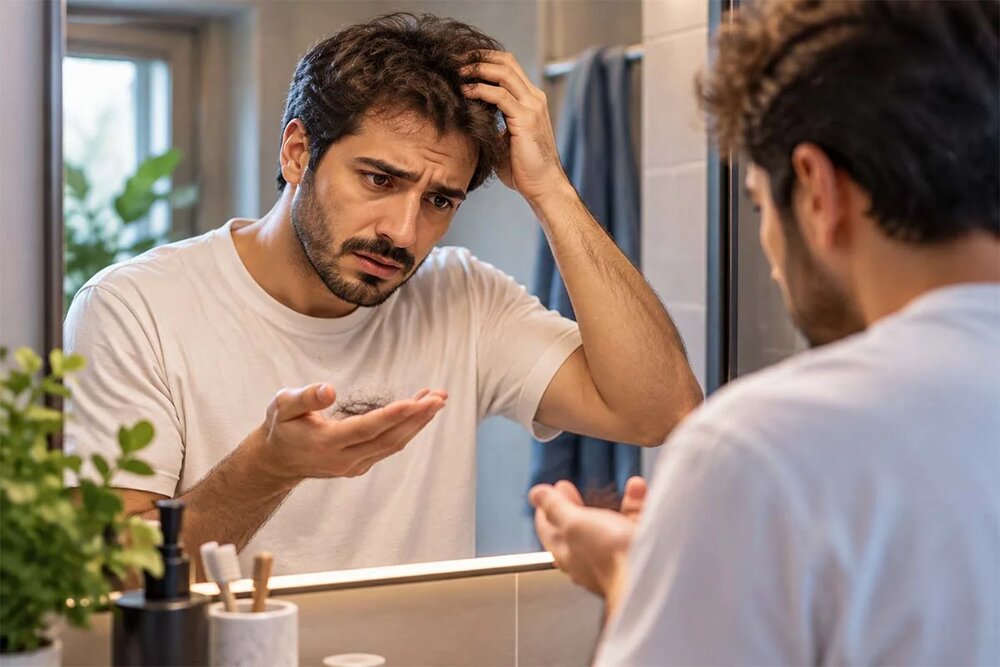استرس و ریزش مو