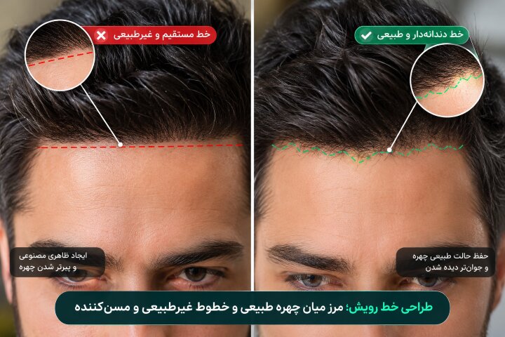 رویش مصنوعی (مفهوم اشتباه رایج در طراحی خط پیشانی )