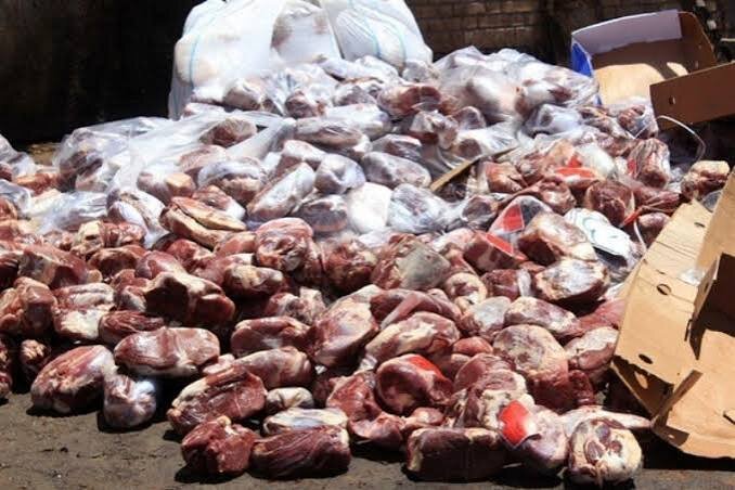 توقیف یک تن گوشت فاقد مجوز بهداشتی در قروه