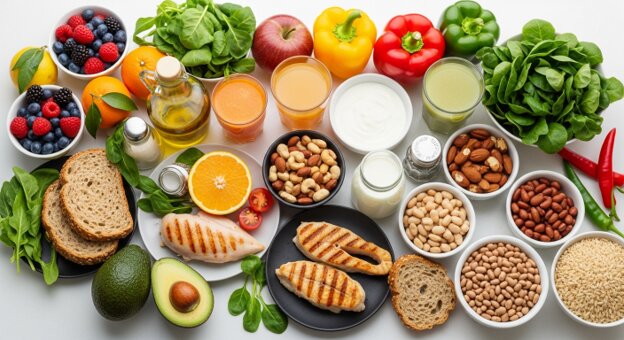 مواد غذایی مناسب در سبک غذایی سالم
