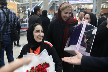بازگشت کاروان ایران از بازی‌های پاراآسیایی ناگویا به کشور