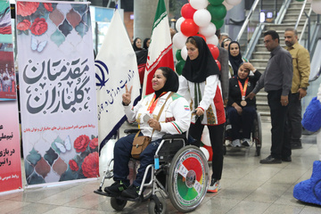 بازگشت کاروان ایران از بازی‌های پاراآسیایی ناگویا به کشور