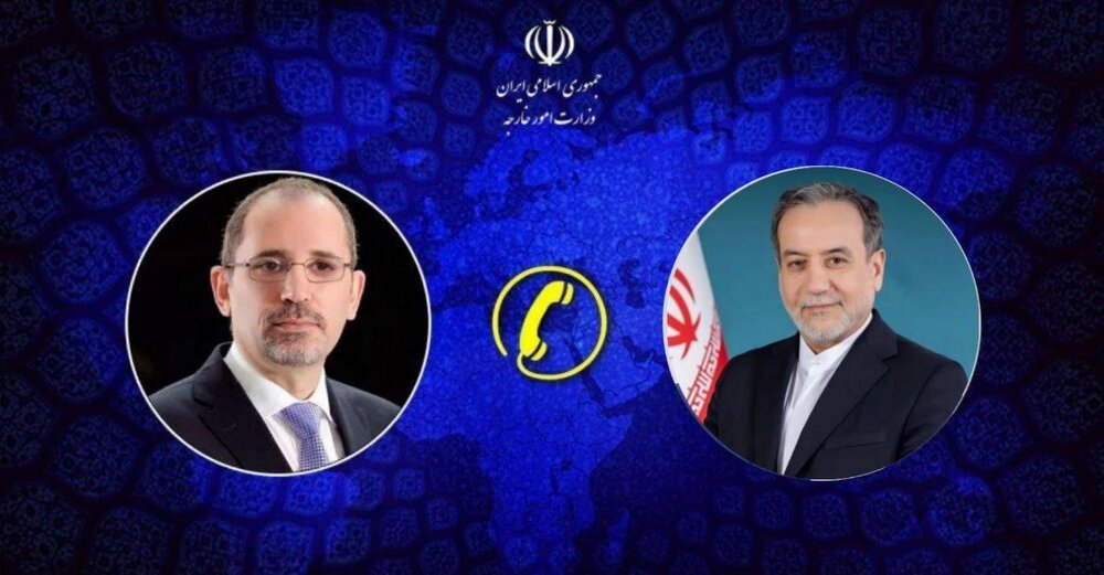 گفت‌وگوی تلفنی وزرای خارجه ایران و اردن درباره ثبات منطقه‌ای