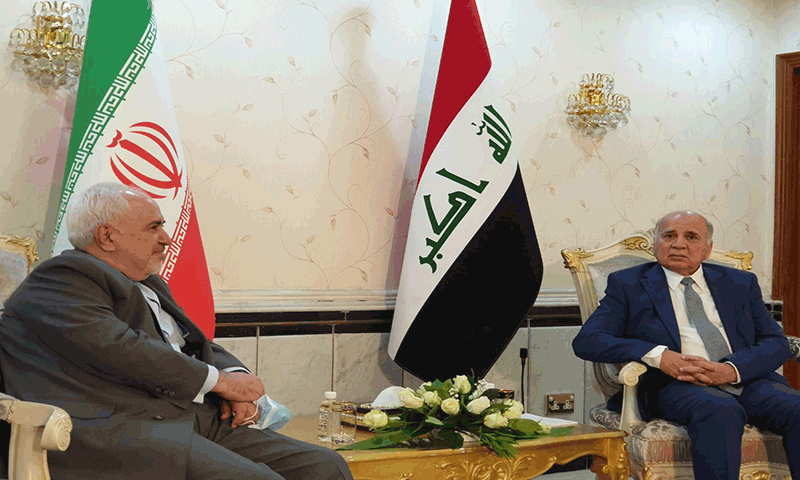 گفتگو و تبادل نظر وزرای امور خارجه ایران و عراق