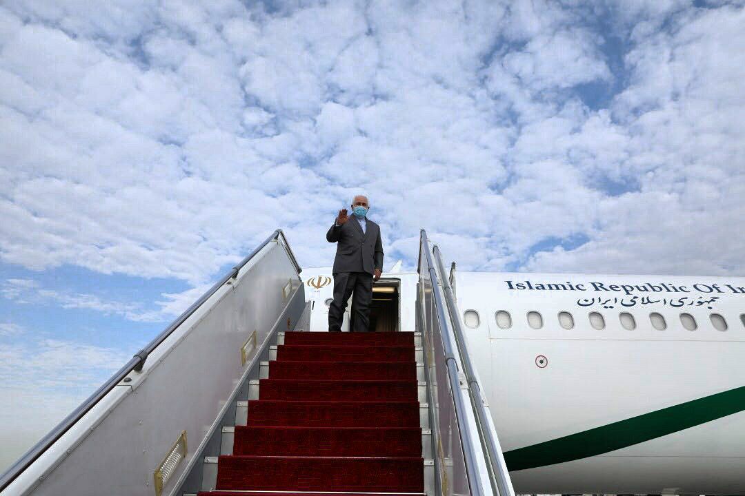 ظریف تهران را به مقصد بغداد ترک کرد