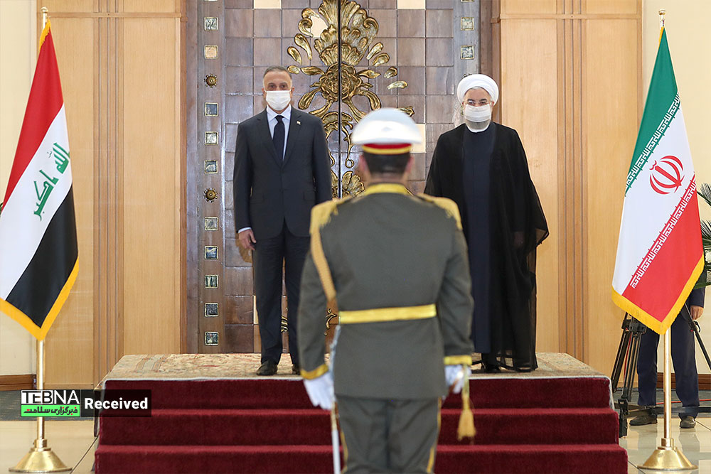 استقبال رئیس جمهوری ایران از نخست وزیر عراق