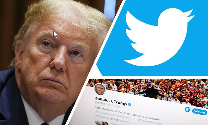 ترامپ: مباحث پرطرفدار توییتر غیرقانونی هستند!