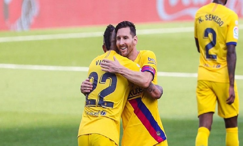 پیروزی تیم بارسلونا در خانه وایادولید