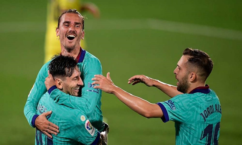 پیروزی قاطع تیم بارسلونا مقابل ویارئال