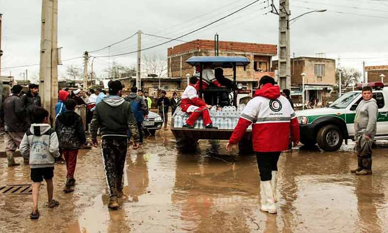 امدادرسانی هلال احمر به یک هزار و 881 نفر در 58 شهر و روستا