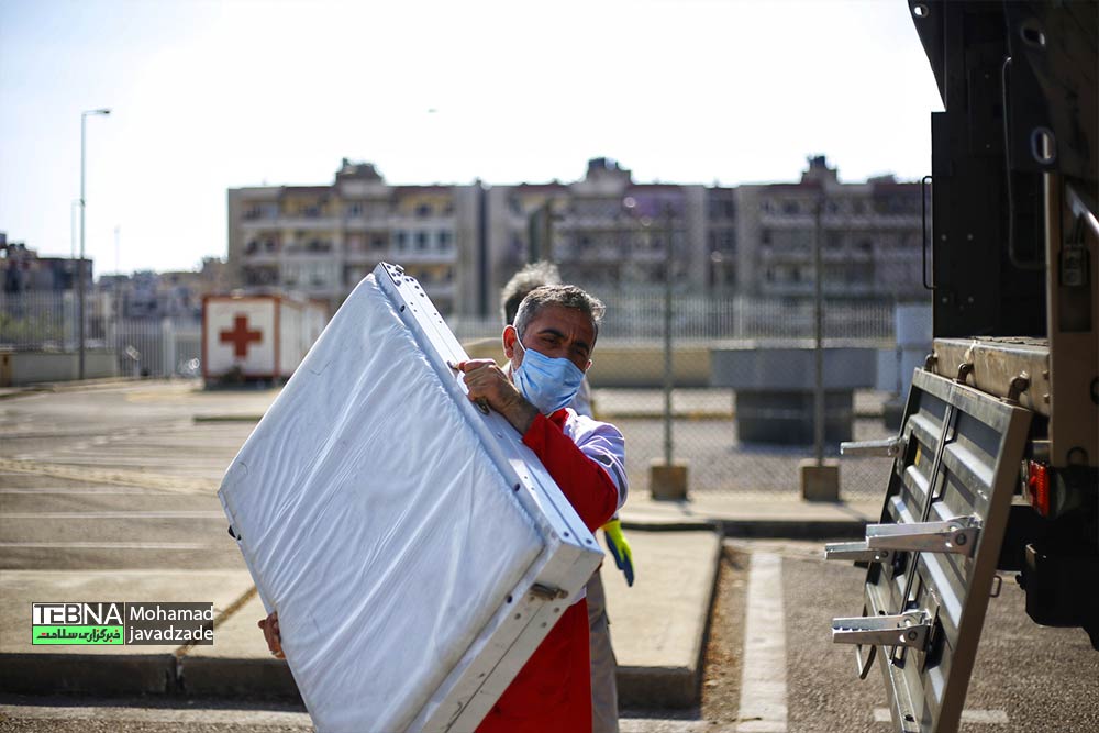 برپایی بیمارستان صحرایی  هلال احمرایران در لبنان