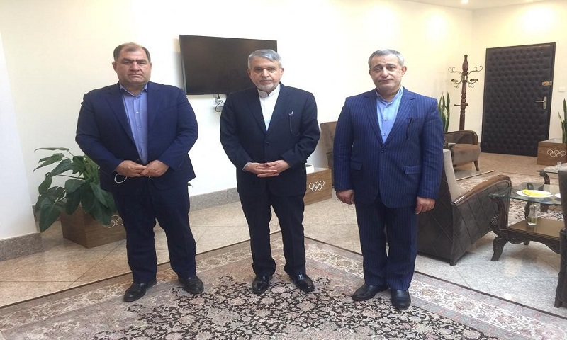 دیدار مدیرکل ورزش و جوانان استان کرمانشاه با رئیس کمیته ملی المپیک