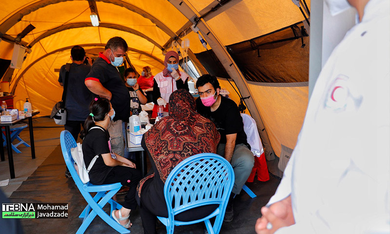 ویزیت 700  مجروح در بیمارستان صحرایی هلال احمر ایران در بیروت