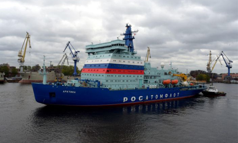 روسیه: قطب شمال برای ماست و یخ شکن Arktika اثبات آن است!