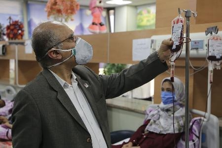مدیرعامل سازمان انتقال خون از مرکز بیماران خاص زابل بازدید کرد